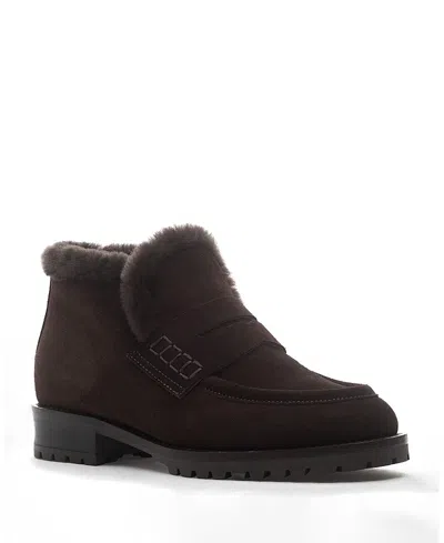 275 Central Women's Zelia Fur Weatherproof Boot In Brown