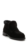 275 Central Zelia Genuine Shearling Weatherproof Boot In Black