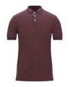 Brunello Cucinelli Polo Shirts In Mauve