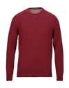 Drumohr Sweaters In Brick Red