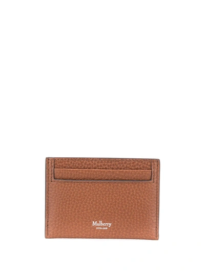 Mulberry Full-grain Leather Cardholder In 103 - Brown