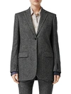 BURBERRY SIDON MELANGE BLAZER,0400012752391