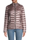Calvin Klein Packable Quilted Jacket In Shine Fig