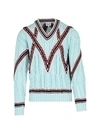BRIONI CABLE-KNIT WOOL SWEATER,0400012837074