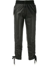 ANDREA BOGOSIAN ROGUE LEATHER CROPPED TROUSERS