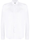 Dell'oglio Slim Button Shirt In White