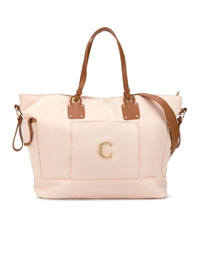 Chloé Kids' Women's Logo Diaper Bag In Pink