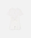 STELLA MCCARTNEY STELLA MCCARTNEY WHITE LILA PLAYSUIT,49583339