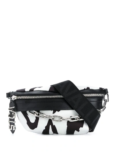 Just Cavalli Animal-print Belt Bag In White