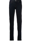 LOVE MOSCHINO EMBROIDERED LOGO SKINNY JEANS