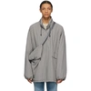 MAISON MARGIELA GREY RECYCLED PACKABLE SPORTS COAT