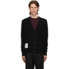 MAISON MARGIELA BLACK CASHMERE CARDIGAN