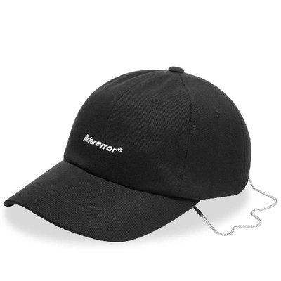 Ader Error Logo Embroidered Baseball Hat In Black
