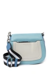 Marc Jacobs Empire City Mini Leather Messenger Bag In Robins Egg Multi