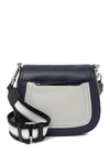 Marc Jacobs Empire City Mini Leather Messenger Bag In Navy Multi