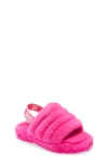 Ugg Kids' Fluff Yeah Slide In Rock Rose