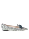 JIMMY CHOO GALA BALLET FLATS IN PEPPERMINT COLOR