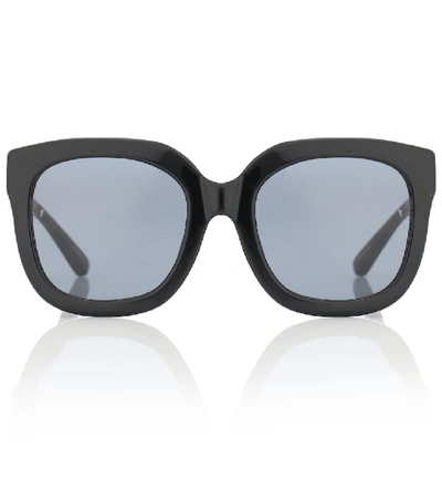 Attico X Linda Farrow Zoe Sunglasses In Black