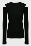 HELMUT LANG Slash-Detail Long-Sleeve T-Shirt