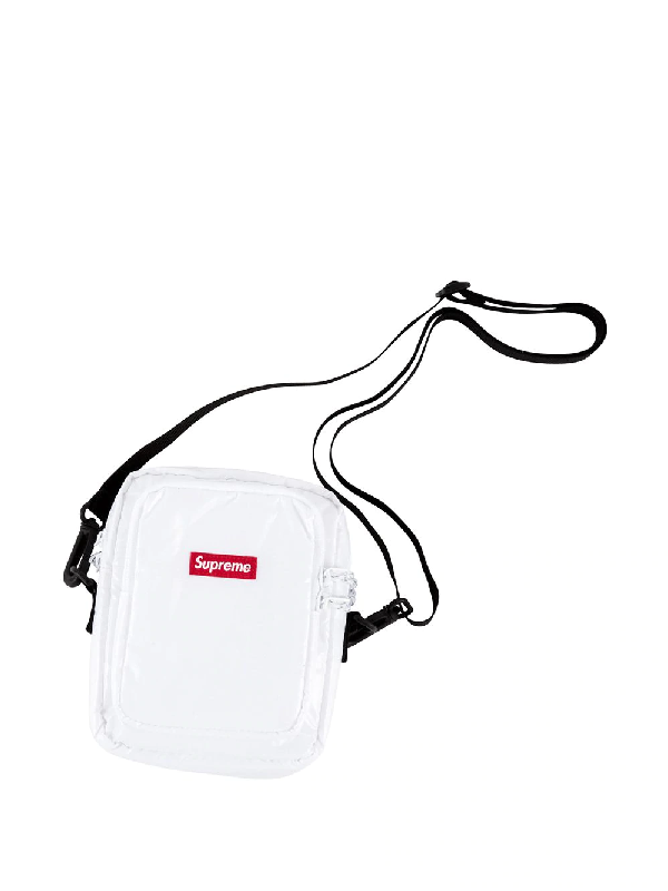 white supreme shoulder bag