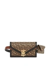 BURBERRY TB MONOGRAM CLUTCH BAG