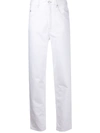 Isabel Marant Étoile Corsysr High-rise Straight-leg Jeans In White