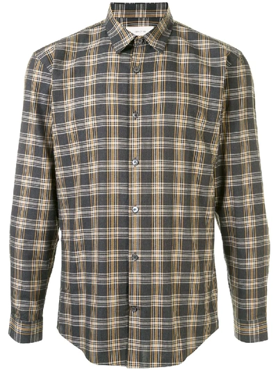 Cerruti 1881 Long Sleeve Checked Shirt In Multicolour