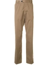GIEVES & HAWKES HIGH-RISE STRAIGHT TROUSERS