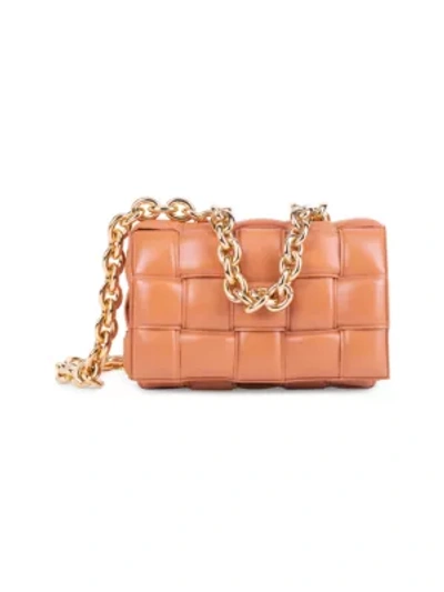 Bottega Veneta Women's The Chain Cassette Padded Leather Shoulder Bag In Clay