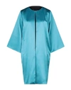 Gianluca Capannolo Overcoats In Turquoise