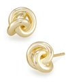 Kendra Scott Love Knot Stud Earrings In Gold