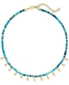 KENDRA SCOTT DISC-BEAD & STUD CHARM CHOKER NECKLACE, 15" + 2" EXTENDER