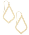 Kendra Scott Sophia Statement Earrings In Gold