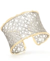 Kendra Scott Filigree Medallion Cuff Bracelet In Two-tone