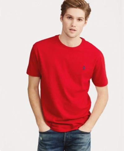 Polo Ralph Lauren Men's Classic Fit Crew Neck T-shirt In Pink