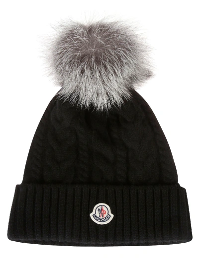 Moncler Tricot Beanie In Black