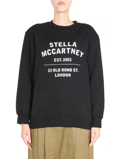 Stella Mccartney 23 Old Bond Street Sweatshirt In Black,white
