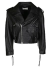 MAISON MARGIELA BLACK LEATHER JACKET,11439669