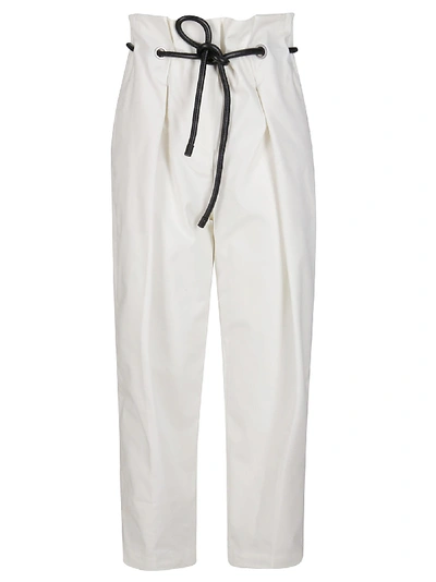 3.1 Phillip Lim / フィリップ リム White Cotton Blend Trousers