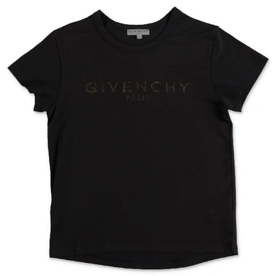 Givenchy Kids' Mini Me Vintage Logo T-shirt In Black In Nero