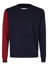 MAISON MARGIELA BLUE CASHMERE BLEND JUMPER,11439850