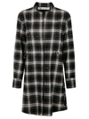 OFF-WHITE CHECK COULISSE DRESS,11439845