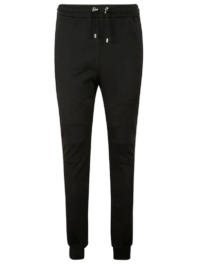 Balmain Drawstring Track Trousers In Black