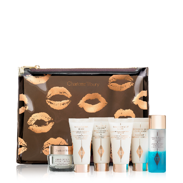 Charlotte Tilbury The Gift Of Red Carpet Skin Travel Kit Gift Set