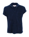 ORLEBAR BROWN NAVY TERRY TOWELING POLO