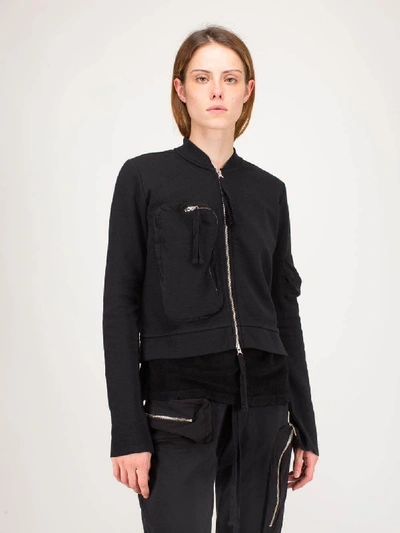 Thom Krom Zip-up Workers Jacket Black