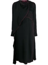 Sies Marjan Draped Neck Dress In Black