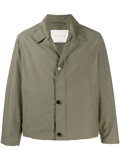 Mackintosh Oban Wool-blend Jacket In Green
