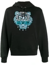 KENZO TIGER EMBROIDERED HOODIE