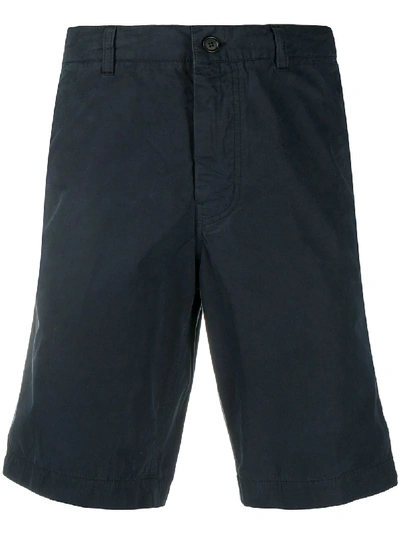 Aspesi Straight-leg Chino Shorts In Blue